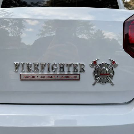 Innovative, cute design, practical style, new firefighter emblem for cars.