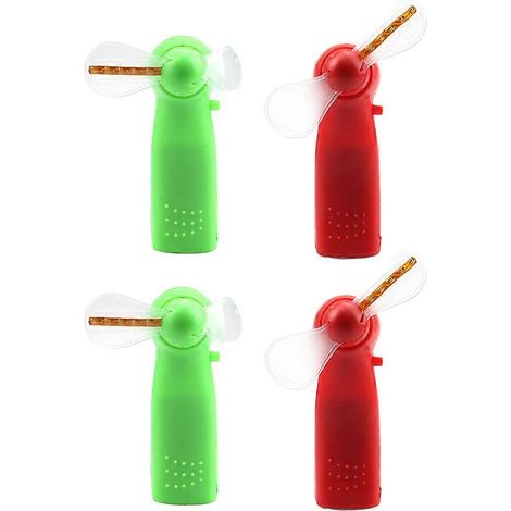Lot de 4 ventilateurs portables d'extérieur, mini ventilateurs de poche, ventilateurs lumineux, cadeaux de fête-AquaForge (1/3)
