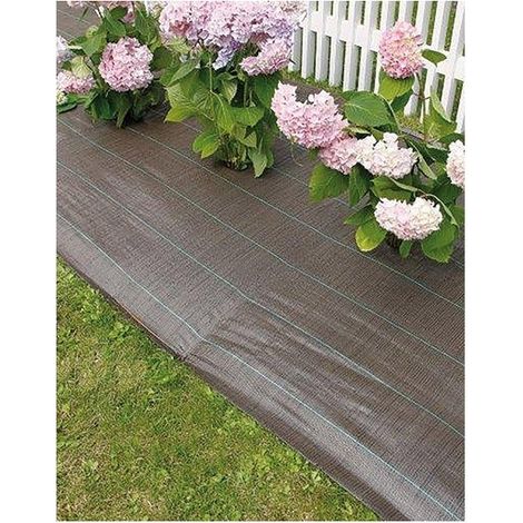 Toile Paillage Weedsol Marron Anti-mauvaises Herbes, Respirante, Durable - Nortene
