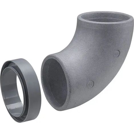 Fränkische Coude 90 degrés profi-air ISO plus DN 160 avec manchon, 78316141