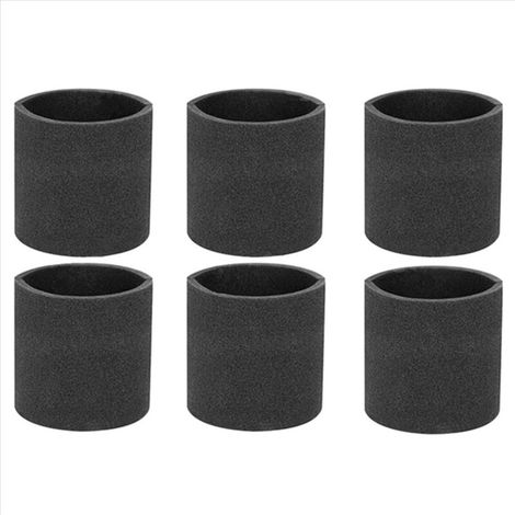 Paquete de 6 filtros de espuma de repuesto 90585 VF2001 para aspiradoras de líquidos y sólidos (piezas de repuesto 9058500) (1/4)
