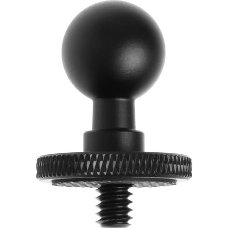 Support Boule 17mm avec Filetage 1/4 Pouces, Adaptateur Rotatif 360° pour GPS, Téléphone et Caméra, Compatible avec Support Voiture et Trépied (1/5)
