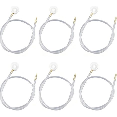 Set of 6 hollow probes for spray cans, 60cm extensions, aerosol nozzle hose with 360° extension tube, spray nozzle for hard-to-reach places (1/5)