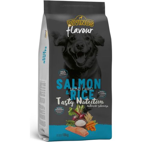 Salmón Divinus FLAVOR con arroz 18 kg