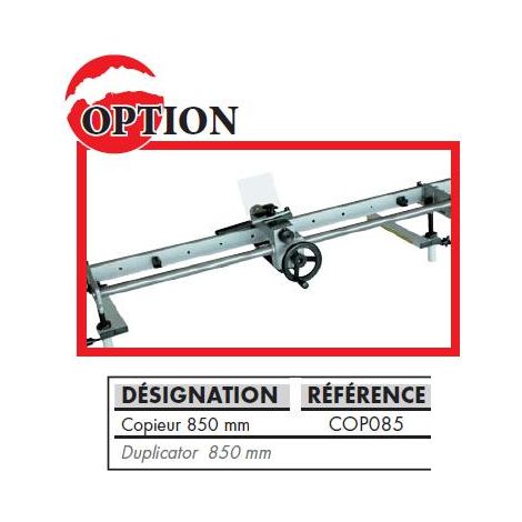 Leman – Copieur pour tour à bois 850mm – Accessoire pour bois dur – Coupe nette sans éclat – COP085