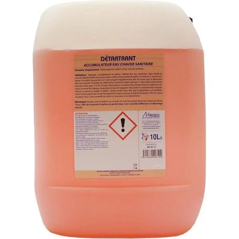 Détartrant pour ballon d'eau chaude 10 litres