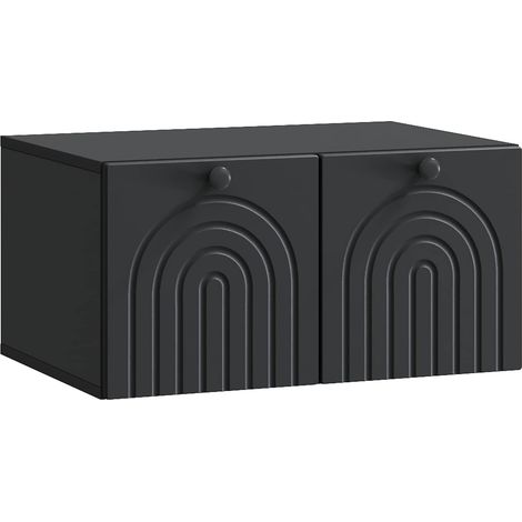 Mueble para TV de pared Negro 59,5 x 41 x 30 cm