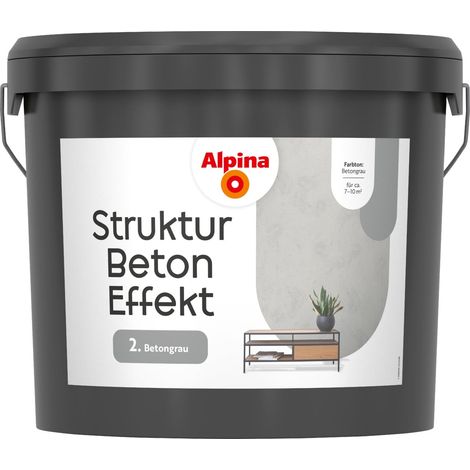 Alpina Wandfarbe Strukturbeton Effekt 20 kg Innen
