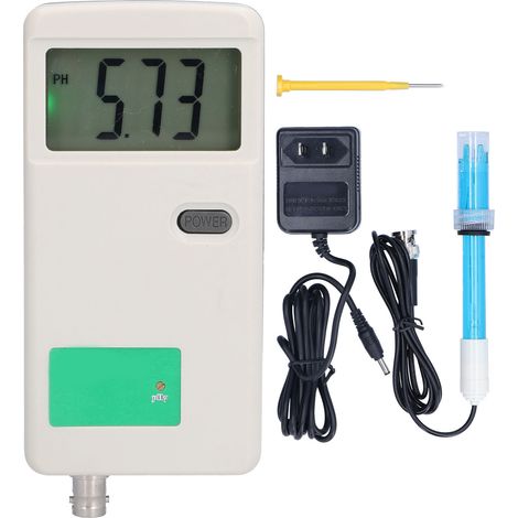 PH-3012 Medidor de pH Digital con Compensación Automática de Temperatura, Pantalla LCD y Precisión 0.01 – Ideal para Piscinas, Acuarios y Acuicultura (1/5)