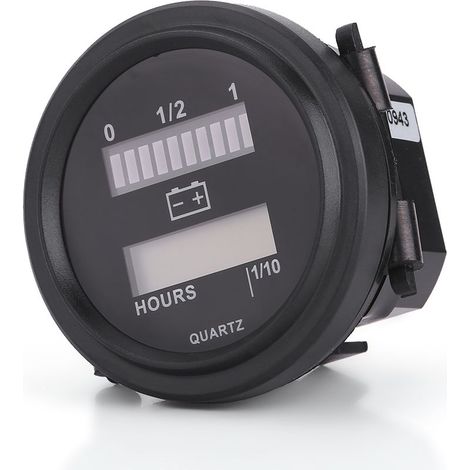 Indicateur de Batterie LED Digital avec Horamètre pour Kart de Golf 12V/24V/36V/48V/72V (1/5)