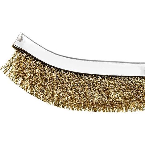 Brosse métallique de 240 mm, manche en plastique (1/3)
