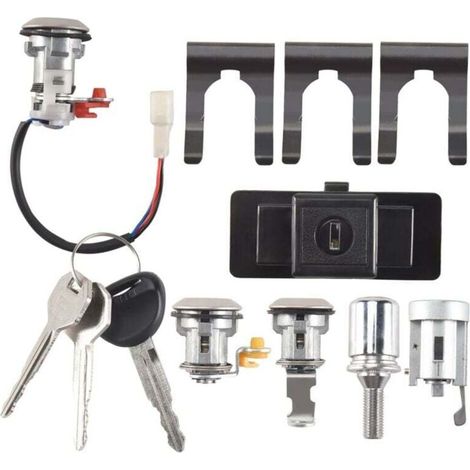 Cylindre de Serrure avec Clé Compatible Montero MK2 V31 V32 Modèle MR259744 (1/4)