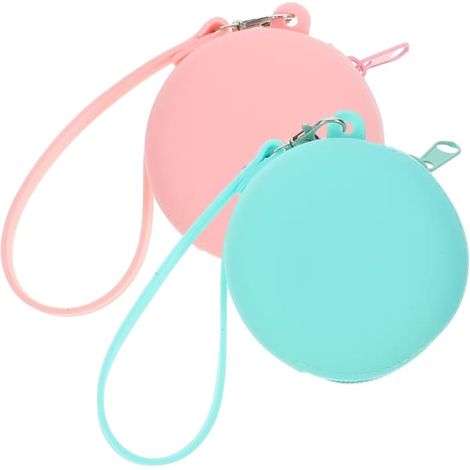 Lot de 2 pochettes de rangement pour câbles de données, étui pour écouteurs, organisateur électronique de voyage avec dragonne et pochette de rangement pour câbles. (1/5)