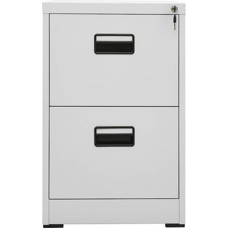 Maison Exclusive - Armario archivador de acero gris 46x62x72,5 cm (1/5)
