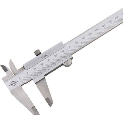 Professionnel Pied à Coulisse Acier Inoxydable Caliper de 150mm Précision Digital en Acier inoxydable Outil Micromètre Vernier (1/4)