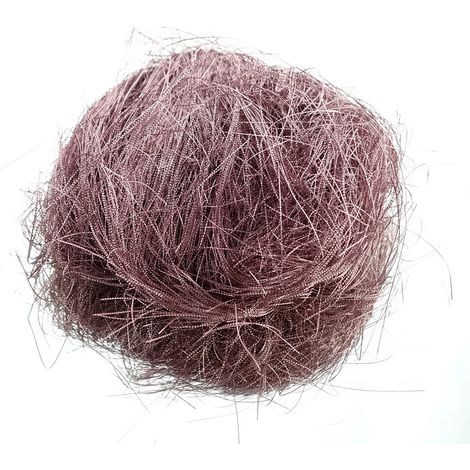 Weihnachtslametta Velvet Pink rosa gestanzt aus Kunststoff - 20 Gramm