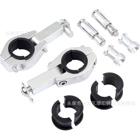 GY6 Scooter Off-road Bike Beach Buggy Motorcycle Accessories Flame Left and Right Handlebars Cover Throttle Twist Accelerator Pole (1/5)
