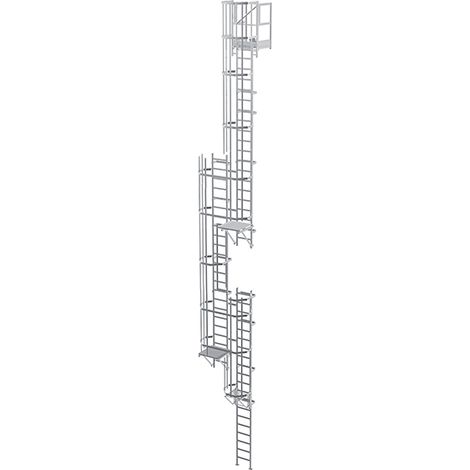 Scala a gabbia - Altezza raggiungibile  de 11.80 a 12.10m - CS121-CPSH060-CVAP