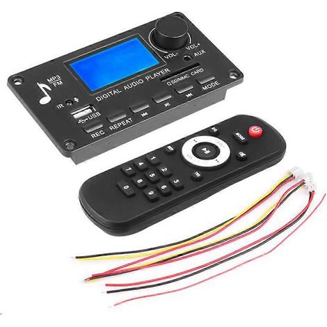 Autoradiomodul mit MP3-, WMA- und WAV-Player sowie Fernbedienung – verlustfreie Audioformate (APE, FLAC)