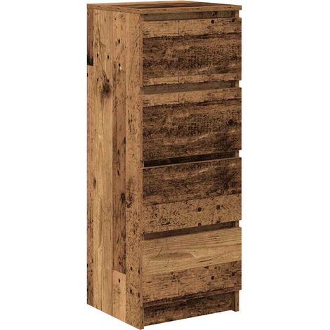vidaXL Credenza Legno Antico 37,5x35x99 cm in Legno Multistrato (1/5)