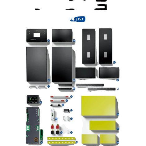 Kit de almacenamiento de energía DIY, compatible con BMS 16S, diseño modular, caja DIY y LCD-a BMS, Polonia-a (1/2)