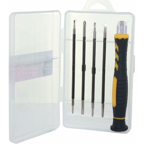 Mini Tournevis Mécanique De Précision Tournevis Cruciformes Magnétiques Réparation De Lunettes Petit Tournevis Pour Bijoux, Montre, PC, Tablettes, Smartphones, Appareils Electroniques(5 Pieces Set) (1/5)