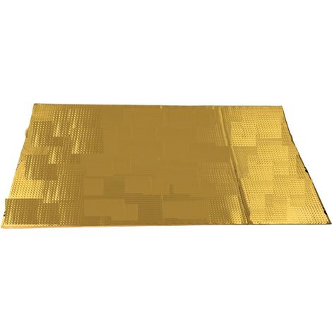 Materiau isolation or en aluminium butyle 460x800x2.1mm 10 pieces