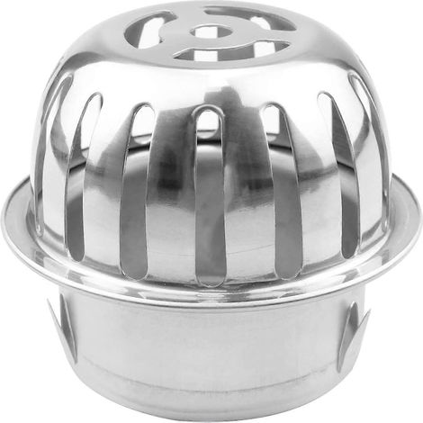 Crépine de descente de gouttière, filtre de gouttière 83 mm, protection de gouttière en acier inoxydable pour prévenir les obstructions, pour diamètre 83 mm (1/5)