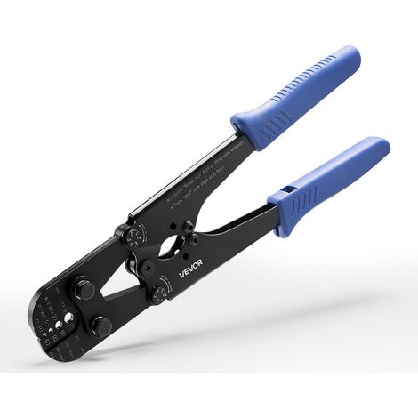 Pince à Sertir, Outil de Sertissage pour Câble Acier de 1,2 à 3,17 mm, Repères Métriques et Impériaux, Force Réglable, pour Manchons Ovales et Doubles en Aluminium, Manchons en Cuivre Recuit (1/5)