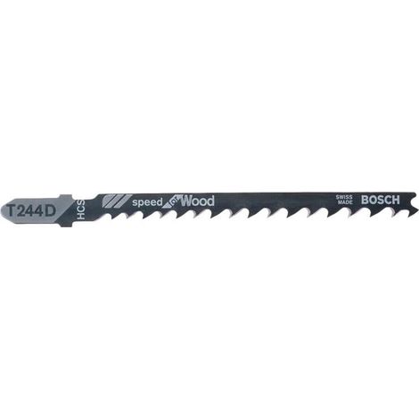 Bosch T 244 D lama per seghetto alternativo 100 mm per legno