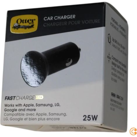 [NEUWERTIG] B-Ware Otterbox Kfz Ladegerät Autoladegerät Usb C Schnellladegerät 25 W Schwarz
