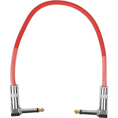 Câble de connexion pour guitare électrique 6,35 mm, câble d'effet simple bloc-38.00X4.60X1.20CM-Red