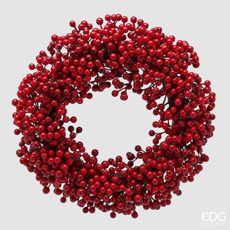 Ghirlanda di Bacche Rosse D30 EDG