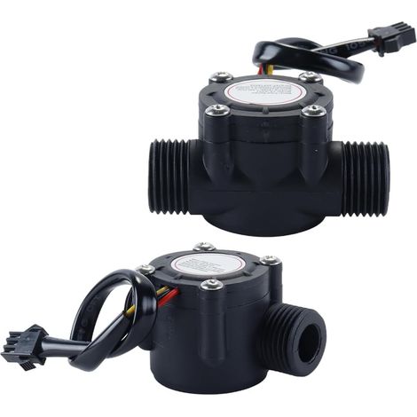 Capteur de débit d'eau à effet Hall G1/2 pouce – 1-30 l/min, 1,75 MPa (commutateur de débitmètre) (1/5)