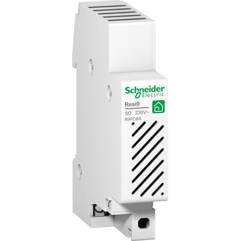 Schneider Electric Resi9 XP SO timbre blanco potente (1/2)