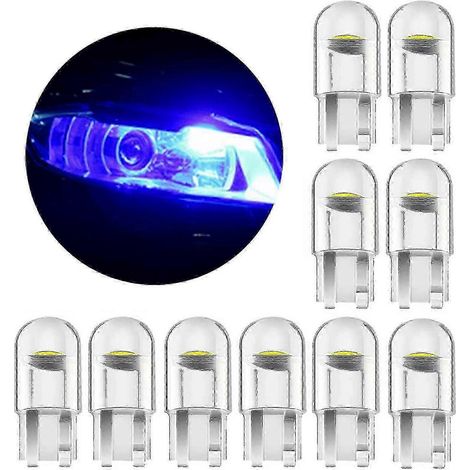 Ampoules LED 194 T10 W5W (lot de 10) pour éclairage intérieur de voiture (plafonnier, liseuse, plaque d'immatriculation). (1/5)