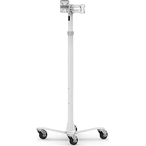Rise Freedom Extended - Carro rodante con brazo articulado VESA - Blanco