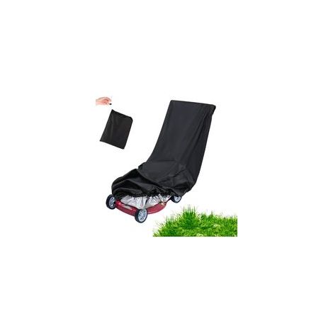Housse Protection Tondeuse, Housse de Tondeuse Gazon Imperméable Housse de Tondeuse à Gazon, Housse de Tondeuse en Polyester 210d avec Sac de Rangement a Cordon(193x64x112 cm) (1/5)