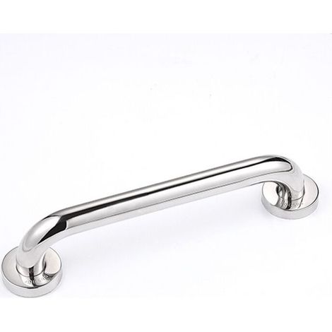 Lot de 2 Barre D'Appui wc Acier Inox Maintien Poignée Douche, 30cm Barre d'Appui Salle de Bain Coudée, Barres Douche, Baignoire Main Courante Inoxydable Âgées/Handicapées/Enfants (1/4)