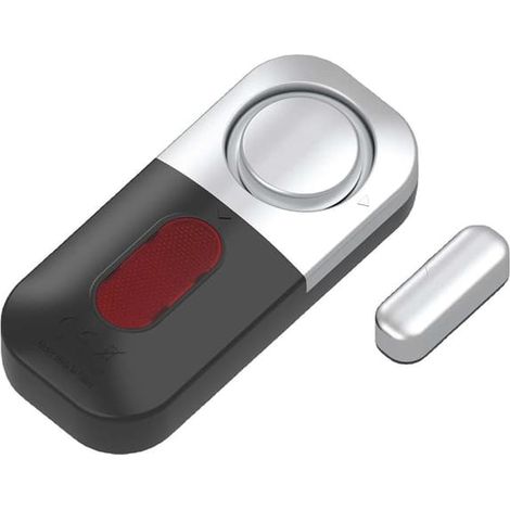 Alarme sans fil pour portes et fenêtres avec batterie, système de sécurité 130 dB, compatible avec la maison et le bureau. (1/3)