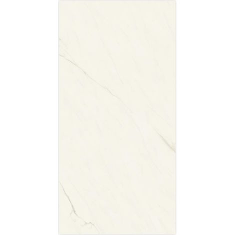 Carrelage effet Marbre Blanc Calacatta Armonia 240x120x0,9 cm Brillant Orsiano - Mur intérieur (vendu par carton de 2,88 m²) - RO'MA CARRELAGE