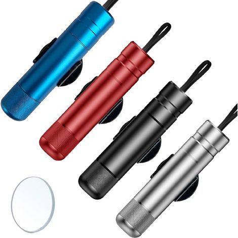 Safe Pro X Strumento di evacuazione di emergenza per auto, martello automatico per l'apertura di finestrini per uso terrestre e subacqueo, rosso - AquaForge (1/3)