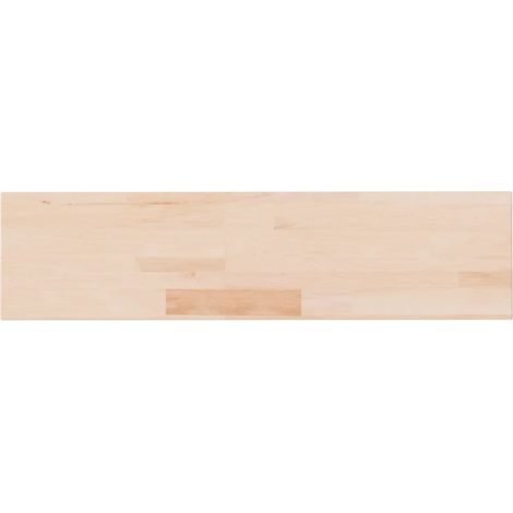 Panneau d'étagère 80x20x4 cm Bois de chêne massif non traité (1/4)
