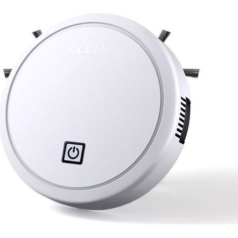 Robot aspirateur balayeuse intelligent avec serpillière collecteur de poussière domestique batterie intégrée 1200mAh charge USB