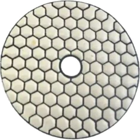 Trade-Shop Ø100mm Trocken Diamant Schleifscheibe / Polierscheibe / Polierpad M14 3000 für Naturstein, Beton, Granit, Fliesen, Keramik, Marmor (1/2)