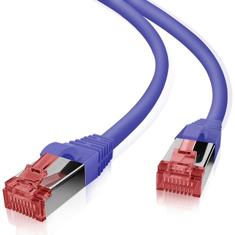 Helos 191041 cable de red Púrpura 15 m Cat6 S/FTP (S-STP)