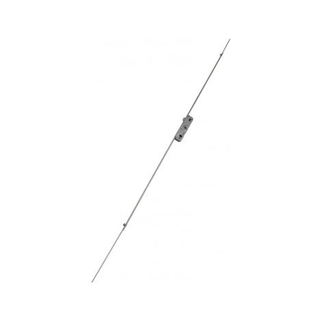 Ferco – Crémone à barillet R2 recoupable avec pêne 1/2 tour réversible – Sortie de tringle axe 25 mm – Longueur 2100 mm – Pour bois dur