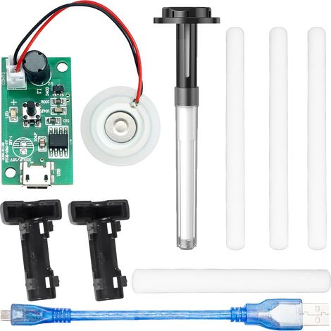 Module d'humidification Module de pulvérisation Micro USB Module d'atomisation Pilote d'atomiseur ultrasonique pour brumisateur avec support d'humidificateur coton-tige câble micro USB (1/5)