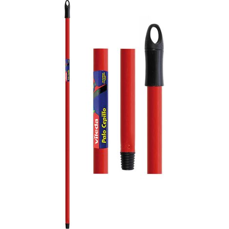 Vileda – Manche à balai pour brosse rugueuse 125 cm – Aluminium léger – Conçu pour nettoyage efficace – Compatible avec brosses rugueuses