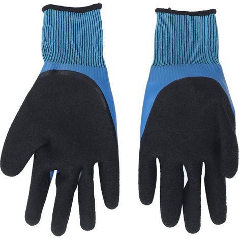 Lot de 2 gants isolants électriques antidérapants 1000V isolation double face nylon caoutchouc pour électricien (1/5)